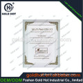 2015 high quality production wooden certificate plaque for Business Association,Humane Society